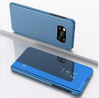 Чохол-книжка Mirror для Xiaomi Poco X3 Дзеркальний синій