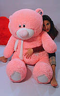 Мягкая плюшевая игрушка мишка Тедди 140 см Розовый