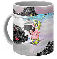 Кружка GeekLand SpongeBob SquarePants Губка Боб Квадратні Штани АРТ SB 02.08