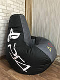 Крісло мішок Груша крісло мішок XL 130*90 ПС+ Пуф ПС+ Подушка ПС, фото 10