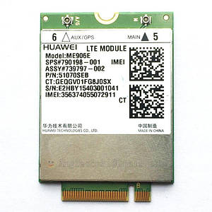 4G модем LTE CAT3 Huawei ME906E для ноутбука M.2 (704031-001) б/в