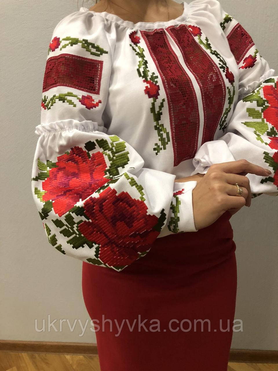 Жіноча вишита блузка "Ружа"