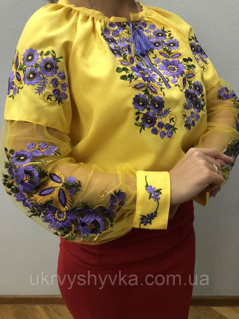 Сучасна вишиванка "Любава" жовта