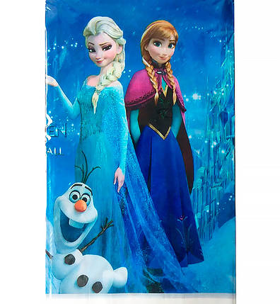 Скатертина дитяча "Холодне серце" 180*110 см, фото 2