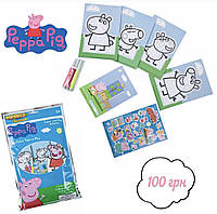 Набор для творчества свинка Пеппа, детский набор для творчества с блокнотами и фломастерами