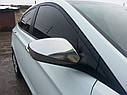 Накладки на дзеркала нерж Hyundai Accent 2011-2017, фото 2