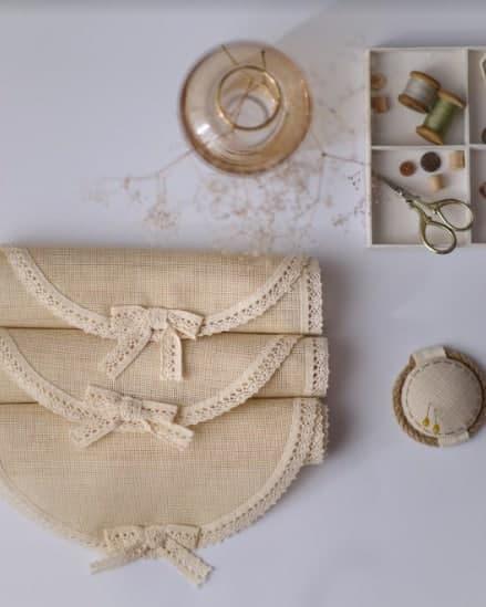 Комплект з трьох серветок, 2 серветки 27 на 40 см та доріжка 27 на 70 см Капучино, фото 1