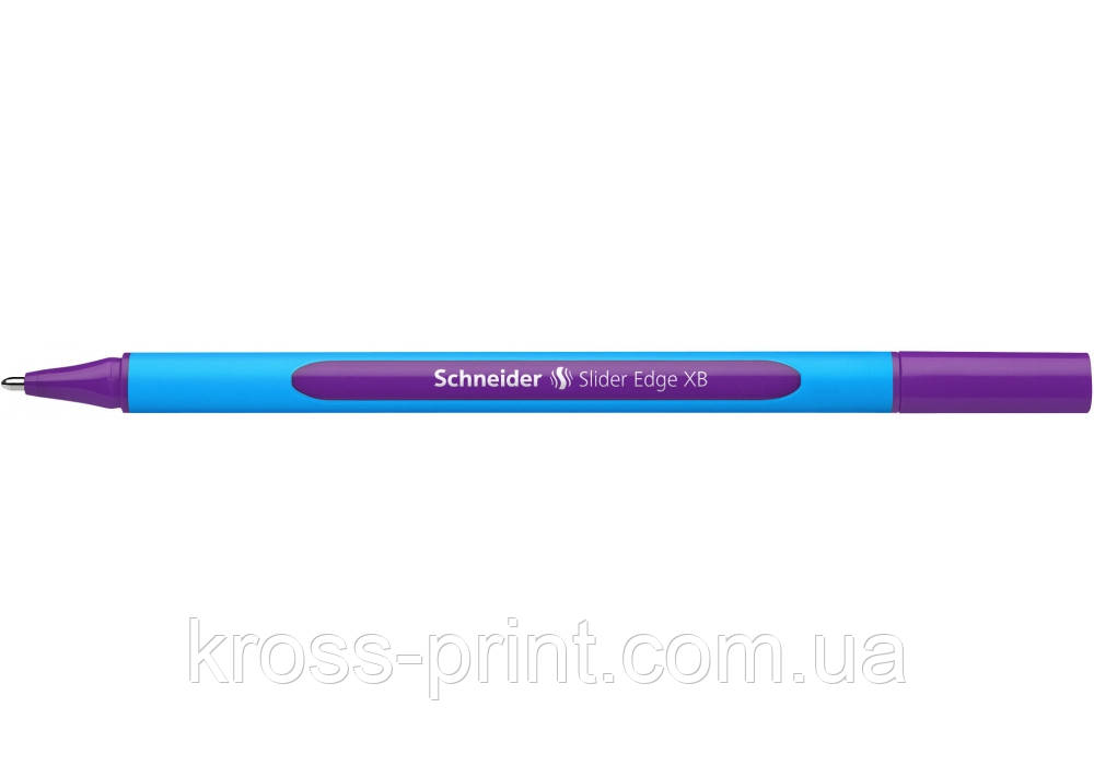 Ручка масляна SCHNEIDER SLIDER EDGE (товщина XB-товста), пише фіолетовим
