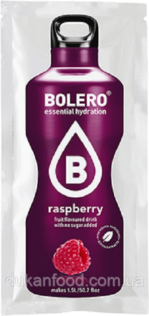Bolero Drinks без цукру МАЛИНА, 9 г