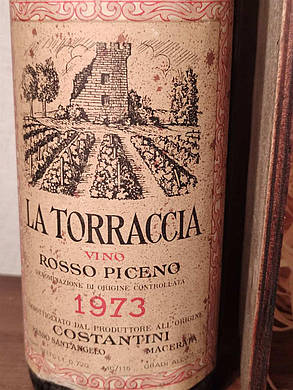 Вино 1973 року La Torraccia Італія, фото 2