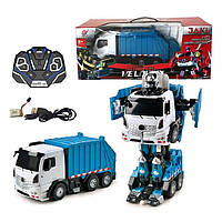 Машина-трансформер ТТ 676 радіокерування, акумулятор 3.7V, світлові та звукові ефекти, у коробці