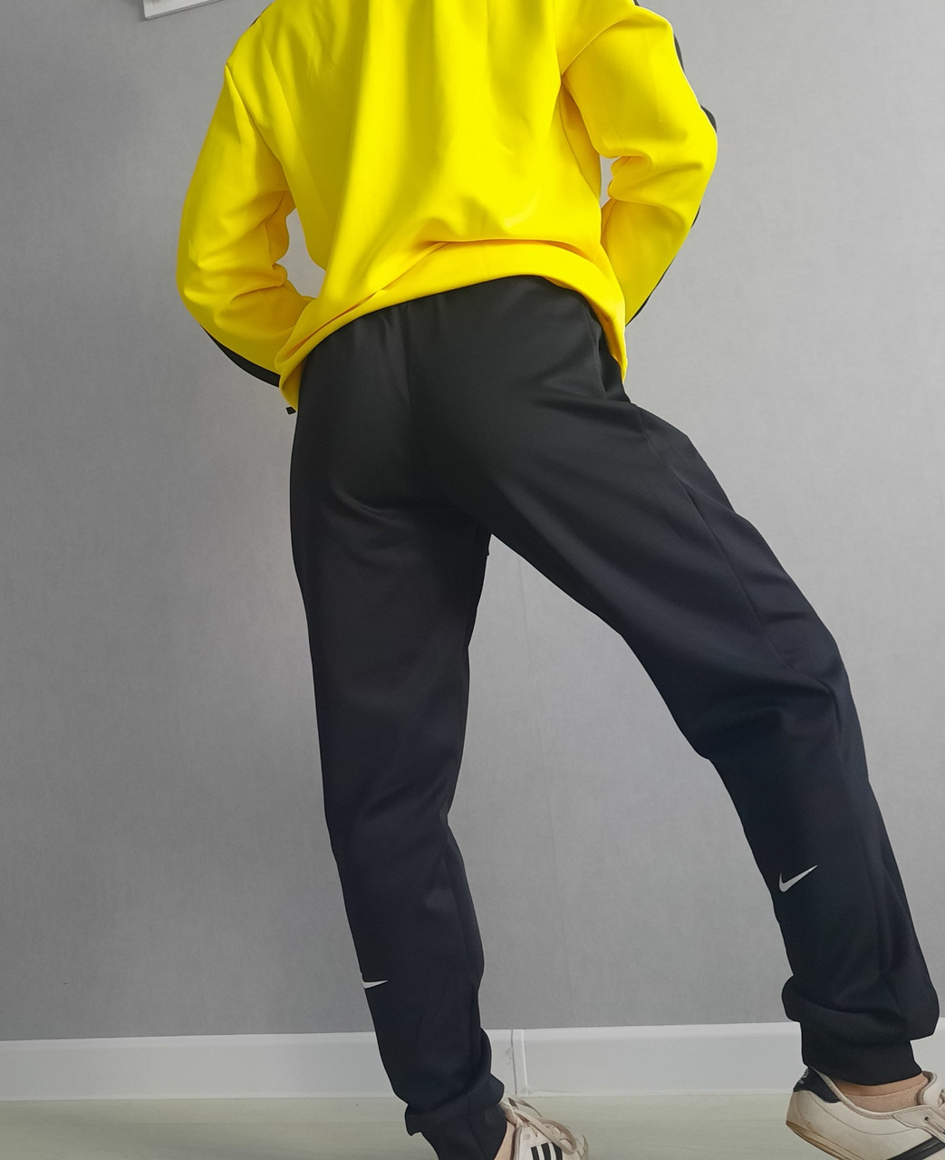 Спортивный костюм Nike Air женский, ткань дайвинг, двойка. Желтый - фото 7 - id-p1357606570