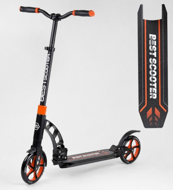 Самокат дитячий двоколісний для хлопчика дівчинки 7 8 9 років Best Scooter 23023