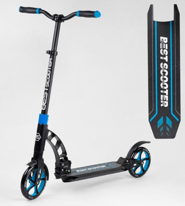Самокат дитячий двоколісний для хлопчика дівчинки 7 8 9 років Best Scooter 44073