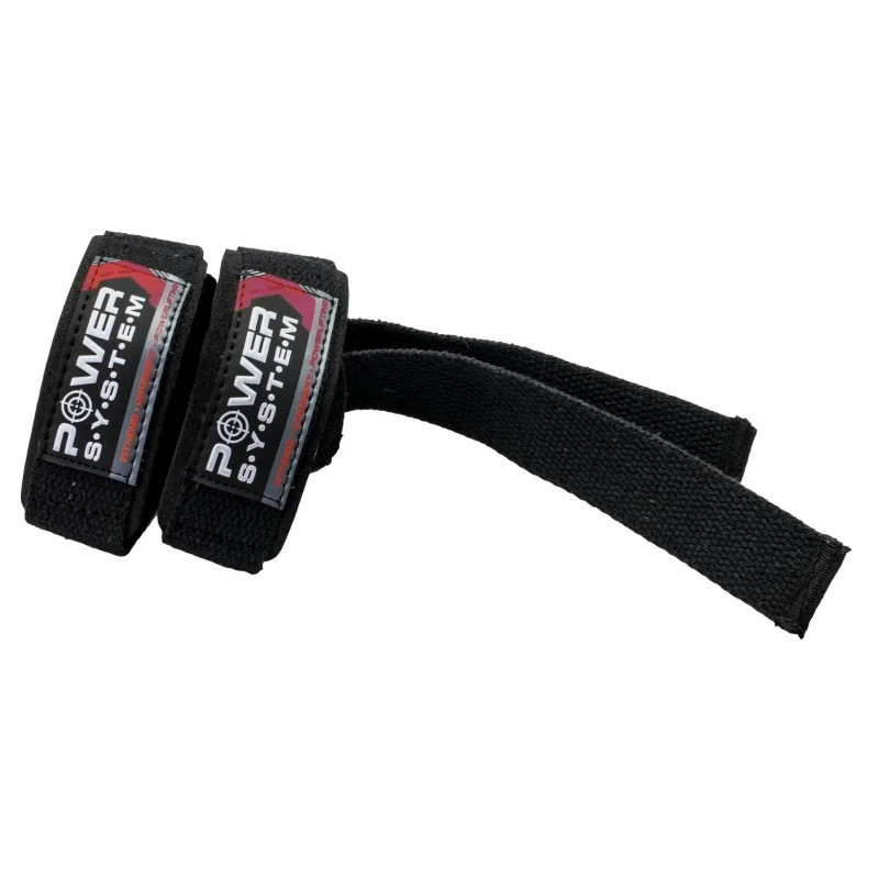 Лямки для тяги Power System Power Straps PS-3400 Black/Red CN4592 SP