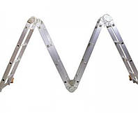 Шарнирная алюминиевая лестница-трансформер ALOFT 4х4