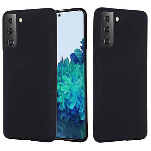 Чохол Silicone Case full для Samsung Galaxy S21 Black