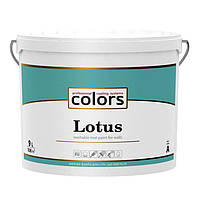 Colors Lotus 9л. Латексна фарба, стійка проти стирання і змивання