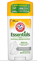 Натуральный дезодорант стик без алюминия и парабенов, Arm & Hammer Essentials без запаха (отдушки)