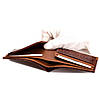 Чоловічий гаманець на магнітах Karya 0967-61 шкіряний коричневий, фото 9