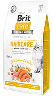 Корм для кошек, требующих ухода за кожей и шерстью Brit Care Cat GF Haircare Healthy & Shiny Coat / 7 кг