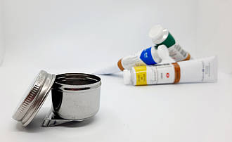 Олійниця одинарна, металева з кришкою (d:4см), (11026), D. K. ART & CRAFT