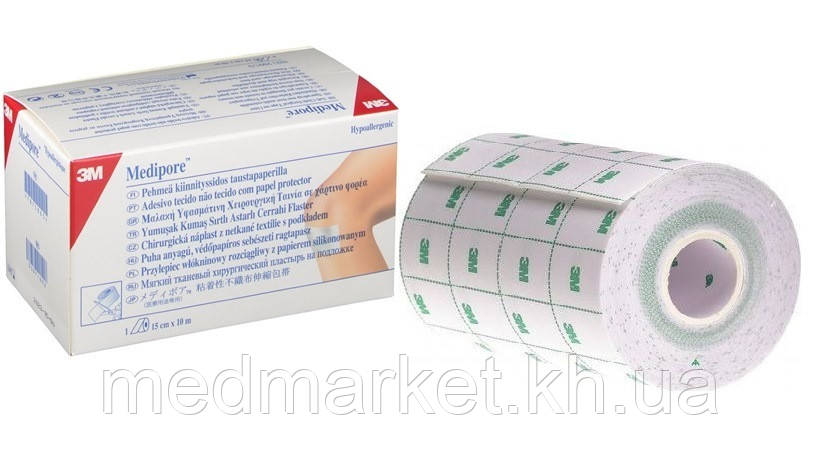 Хірургічний пластир 3M Medipore 15 см Х 10 м