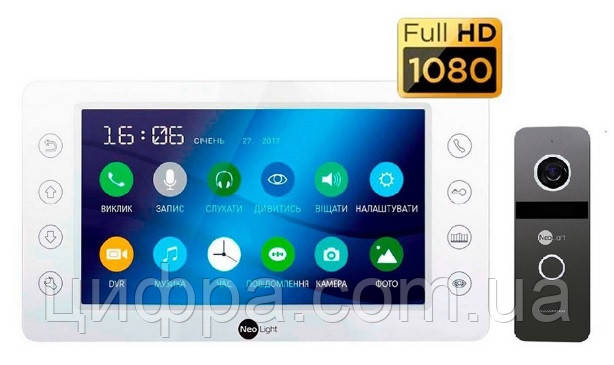 Комплект відеодомофона NeoLight Kappa HD KIT