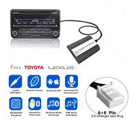 USB AUX Bluetooth адаптер Toyota Lexus MP3 емулятор CD чейнджера 6+6