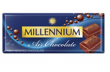 Шоколад «Millennium Air» пористий молочний 85г