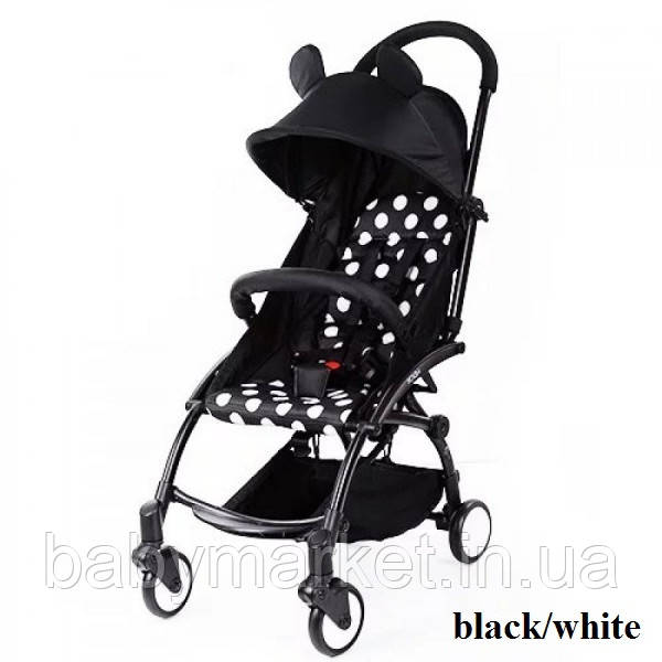Коляска El Camino M 3548-2-2 (black/white), фото 1