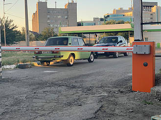 Установленный шлагбаум Nice Wild M