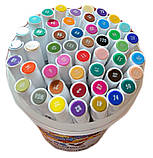 Скетч-маркери - Двосторонні в наборі, 507-48, 48 кольорів, фото 3