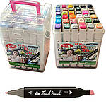 Скетч-маркери - Двосторонні в наборі, 777-36, 36 кольорів, фото 2