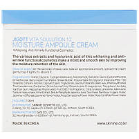 Зволожуючий антивіковий ампульний крем для обличчя Jigott Vita Solution 12 Moisture Ampoule Cream 100 мл, фото 3
