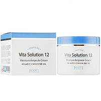 Зволожуючий антивіковий ампульний крем для обличчя Jigott Vita Solution 12 Moisture Ampoule Cream 100 мл, фото 2