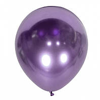 KL 12" Хром Mirror Purple. Шары воздушные латексные хром зеркальный сиреневый