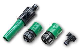 Комплект для поливального шланга 1/2" - зелений, 
REGEN MEISTER, RM PWG9304