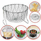 Складна решітка - друшляк Magic Kitchen Chef Basket, фото 8