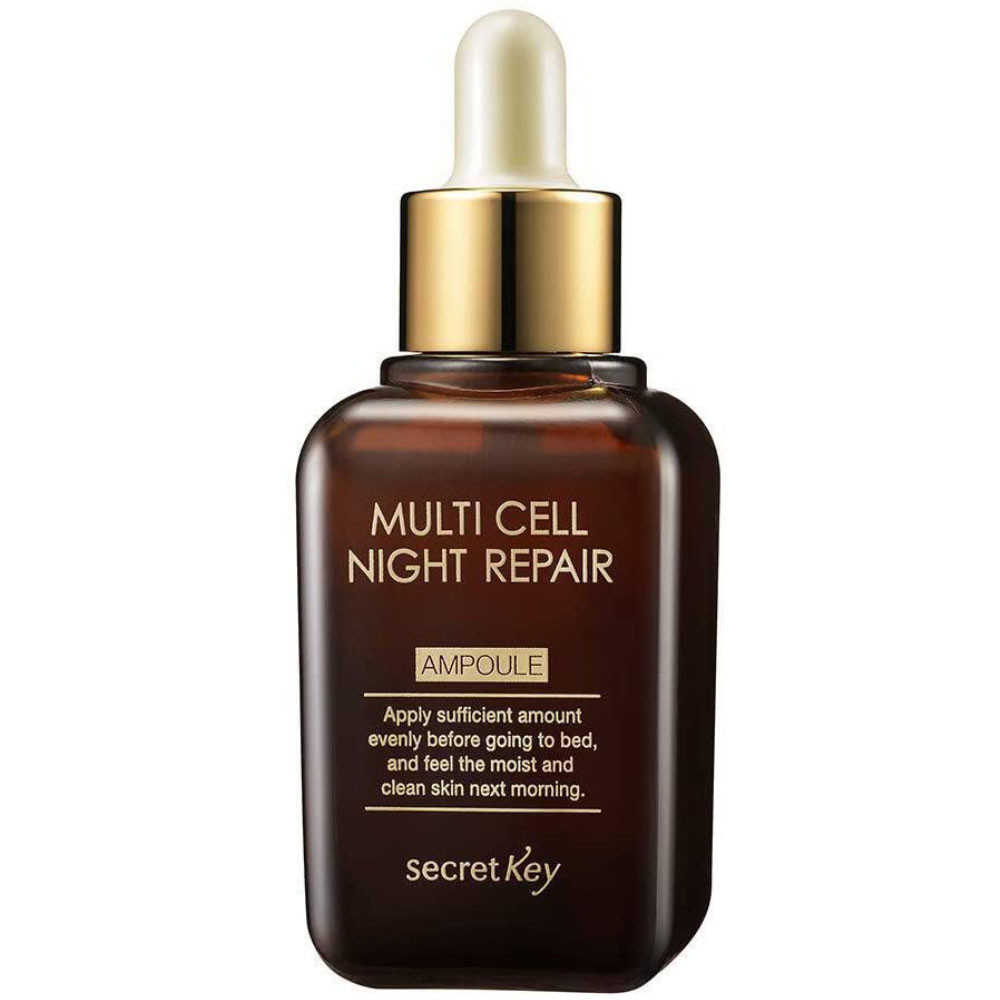 Відновлююча нічна сироватка для шкіри обличчя Secret Key Multi Cell Night Repair Ampoule 50 мл (8809305991813)