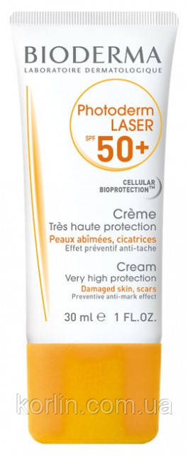 Уцінка Bioderma Photoderm Laser SPF 50+ Сонцезахисний крем для обличчя Біодерма Фотодерм Лазер