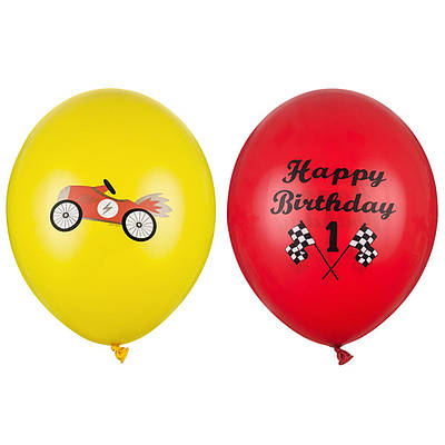 B 105 Латексні кулі happy birthday з д, мікс 30 см Мін.замовлення 5 шт