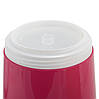 Термос харчовий для супу Kamille Червоний 1400мл пластиковий зі скляною колбою KM-2022, фото 4