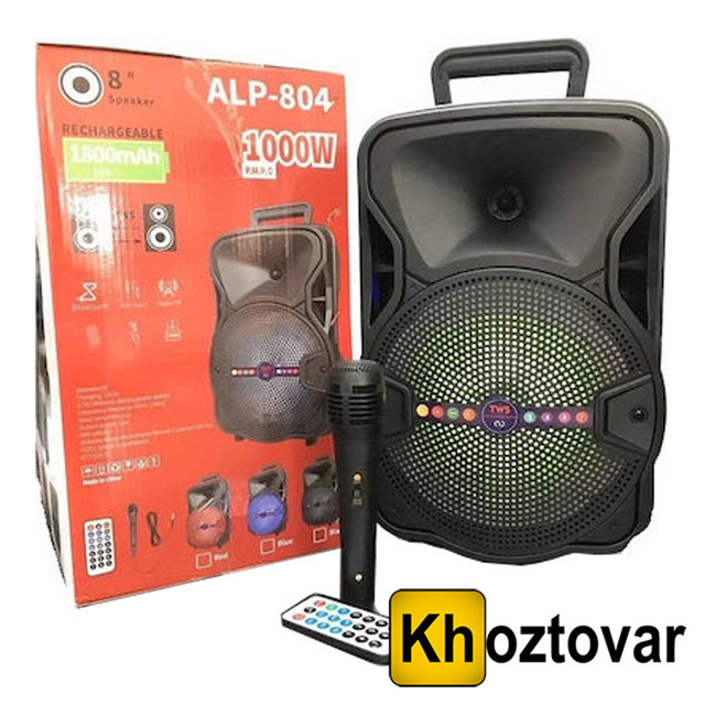 Акустична портативна колонка ALP-804  ⁇  1000W