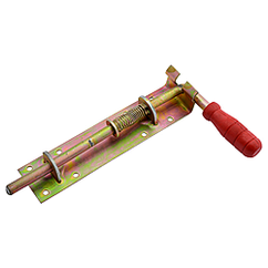 Засувши метал. оцинк. Пружина-10 з ручкою 180мм