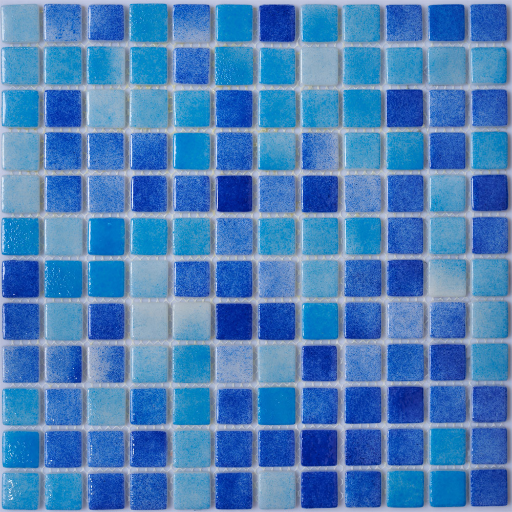 Мозаїка АкваМо блакитний мікс MX25-2/02/03 31.7х31.7 скляна для ванни, душової, кухні, хамама, басейну за 1 ШТ