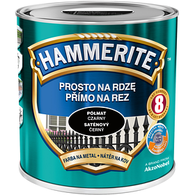 Емаль — фарба напівматова Hammerite, Чорний, 2.5 л