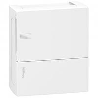 Щит Schneider Electric Mini Pragma на 8 модулей накладной белая дверь