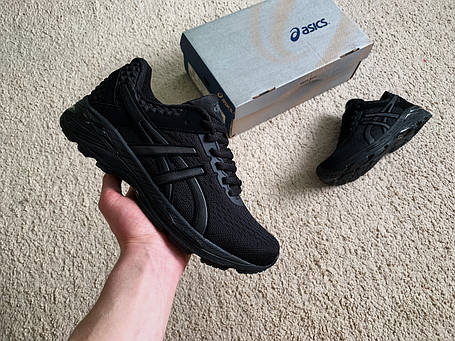 Чоловічі спортивні кросівки Asics GT-1000 чорні, фото 1