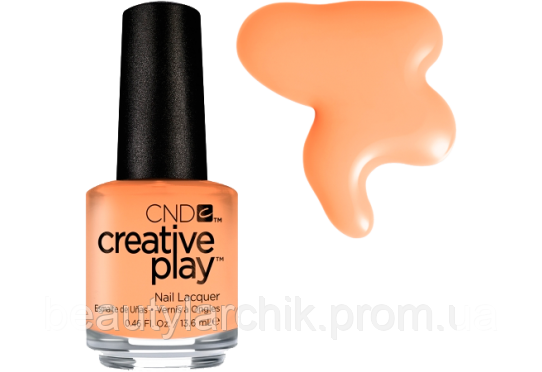 Лак для ногтей CND CreativePlay Clementine Anytime #461, персиковый,эмаль - фото 1 - id-p1357820989